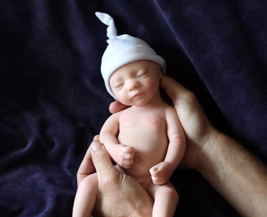 Realistic Real Lifelike 12" Full Silicone Baby Doll Body Reborn Preemie 2.6lbs Platinum Silicone Dolls Weighted Babies Ecoflex Bathtub Kids